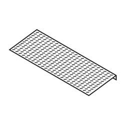 Säbu Auffahrrampe B 2470 x T 850 mm, verzinkt für SAFE Flachwannen mit 2500 mm Breite