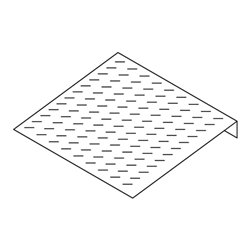 Säbu Auffahrrampe B 970 x T 850 mm, verzinkt für SAFE Flachwannen mit 1000 mm Breite
