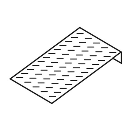 Säbu Auffahrrampe B 470 x T 850 mm verzinkt für SAFE Flachwannen mit 500 mm Breite