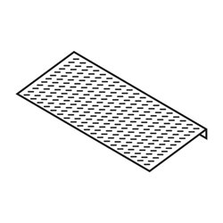 Säbu Auffahrrampe B 1970 x T 850 mm, verzinkt für SAFE Flachwannen mit 2000 mm Breite