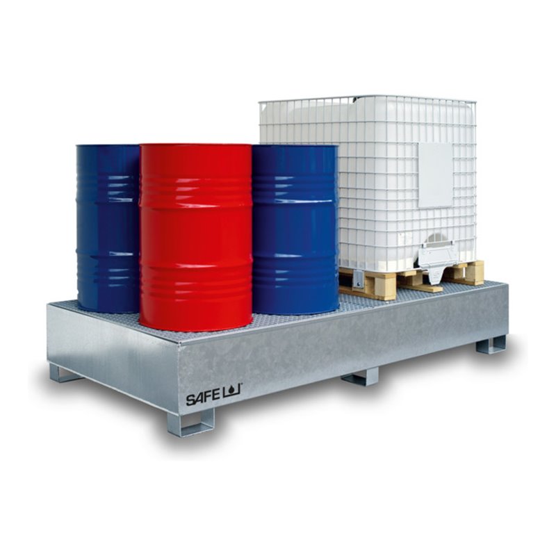 Säbu SAFE Mega-Systempalette TC 3 verzinkt Auffangvolumen 1000 L