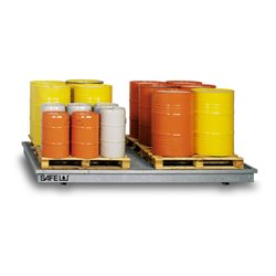 Säbu SAFE Mega-Systempalette ST 1000 verzinkt Auffangvolumen 1030 L