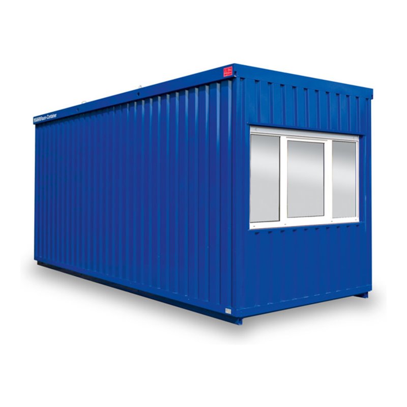 FLADAFI® Raummodul 6 m mit Außenwandlackierung in lichtgrau (RAL 7035)