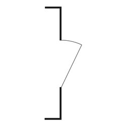 Säbu Mehrpreis für Türanschlag DIN links