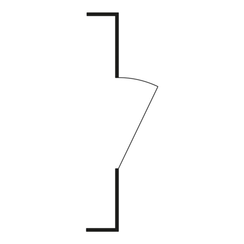 Säbu Mehrpreis für Türanschlag DIN links