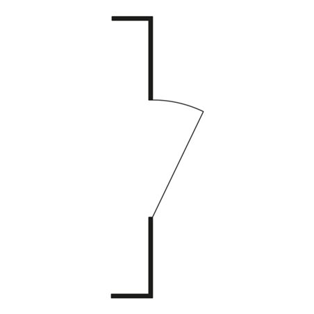 Säbu Mehrpreis für Türanschlag DIN links