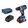 Bosch Akku-Bohrschrauber GSR 18V-60 C mit 2 x ProCORE18V 4,0 Ah Akku L-BOXX