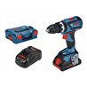 Bosch Akku-Schlagbohrschrauber GSB 18V-60 C mit 2 x ProCORE18V 4.0-Ah Akku L-BOXX