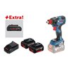 Bosch Akku-Drehschlagschrauber GDX 18V-200 C, 2 x 5,0 Ah Akku,ProCORE18V 4,0 Ah,L-BOXX