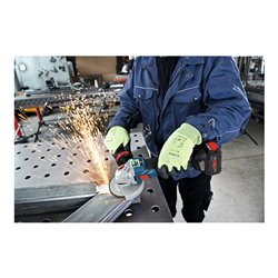 Bosch Akku-Winkelschleifer GWS 18V-10 SC mit 2 x 8,0-Ah-Li-Ion-Akku