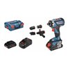 Bosch Akku-Bohrschrauber GSR 18V-60 FC mit 2 x ProCORE18V 4,0 Ah Akku L-BOXX
