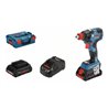 Bosch Akku-Drehschlagschrauber GDX 18V-200 C mit 2 x ProCORE18V 4,0 Ah Akku L-BOXX