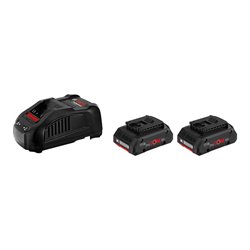 Bosch Akku Starter-Set: 2 x ProCORE 18 Volt, 4,0 Ah und GAL 1880 CV