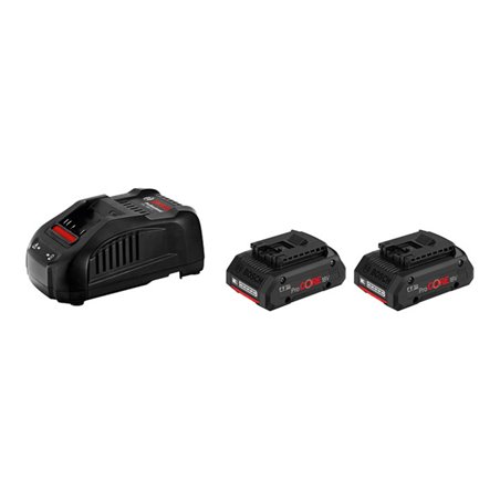 Bosch Akku Starter-Set: 2 x ProCORE 18 Volt, 4,0 Ah und GAL 1880 CV