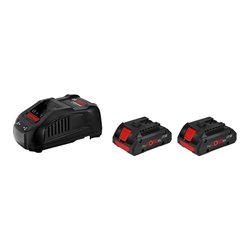 Bosch Akku Starter-Set: 2 x ProCORE 18 Volt, 4,0 Ah und GAL 1880 CV