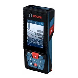 Bosch Laser-Entfernungsmesser GLM 120 C mit Baustativ BT 150