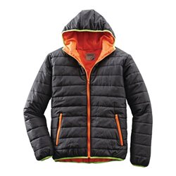 Terrax Herren Steppjacke Workwear Gr.XL schwarz/limette 100% PES