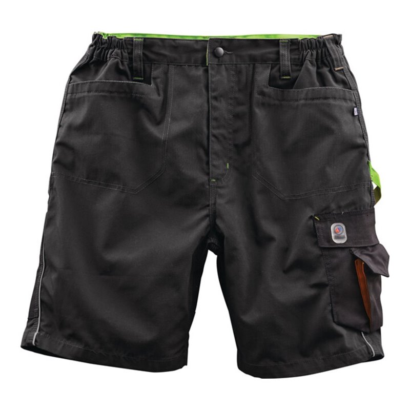 Terrax Herren Shorts Gr.58 schwarz/limette 65%PES/35%CO