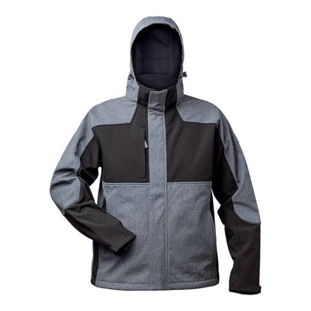 Elysee Softshelljacke Tau Gr.XL, grau/schwarz