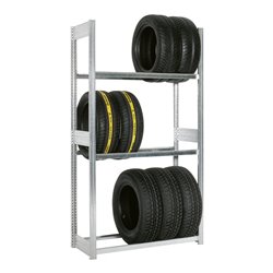 Bito Reifenregal mit 3 Ebenen verzinkt 424 mm 1850 mm