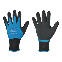 Handschuhe Winter Aqua Guard Gr.11 schwarz/blau EN 388,EN 511 PSA II OPTIFLEX