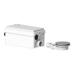 SFA Hebeanlage SaniShower Flat zum Anschluss bei flachen Duschtassen weiß