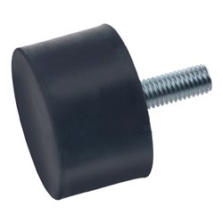 Ganter Anschlagpuffer GN 352 d1 25 mm,d2 M 6mm h 20mm m.Schr.