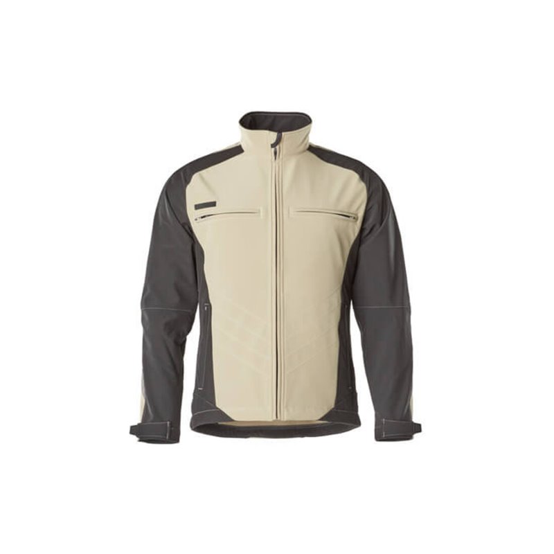 Mascot Softshelljacke Dresden Hellkhaki/Schwarz