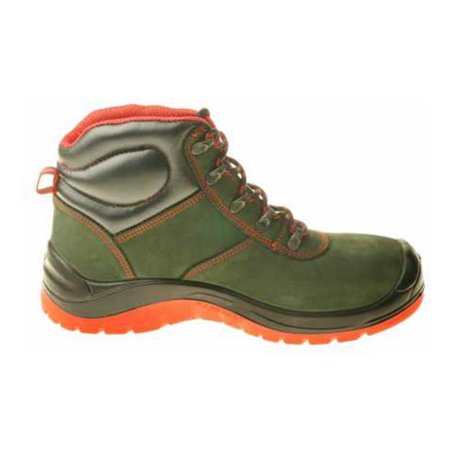 Maxguard Dachdeckerstiefel X470, S3 HRO grün/orange