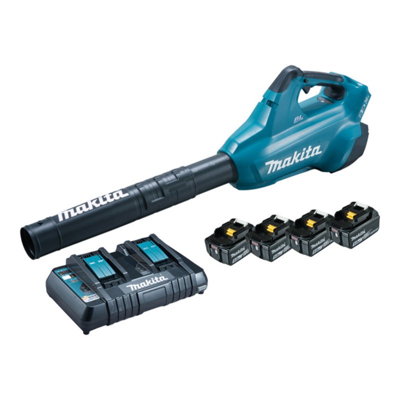 Makita Akku-Gebläse 2x18V mit 4 Akkus 5.0 Ah DUB362PT4