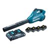 Makita Akku-Gebläse 2x18V mit 4 Akkus 5.0 Ah DUB362PT4