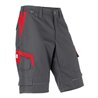 Kübler INNOVATIQ Shorts anthrazit/mittelrot Größe 46