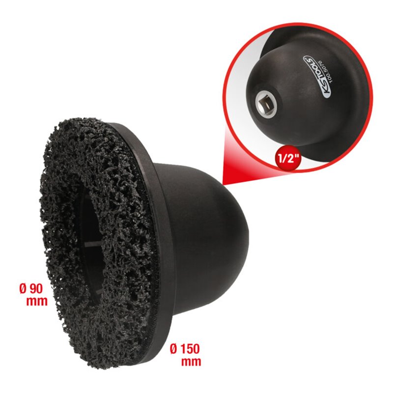 KS Tools Radnabenschleifer-Satz Durchmesser 150 mm, Innen-Durchmesser 90 mm, 2-tlg.