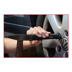 KS Tools 1/2' Felgenschloss-Ausbohr-Satz für Schlösser mit rotierenden Außenhüllen, 14-tlg.