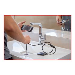 KS Tools Wi-Fi-Videoskop-Satz mit Durchmesser 3,9 mm 0° HD Frontkamera-Sonde, 7-tlg.