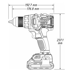 HAZET Akku-Bohrmaschine 9230-010