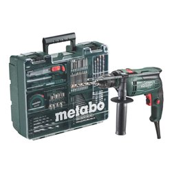 Metabo Schlagbohrmaschine SBE 650 Set Mobile Werkstatt Kunststoffkoffer