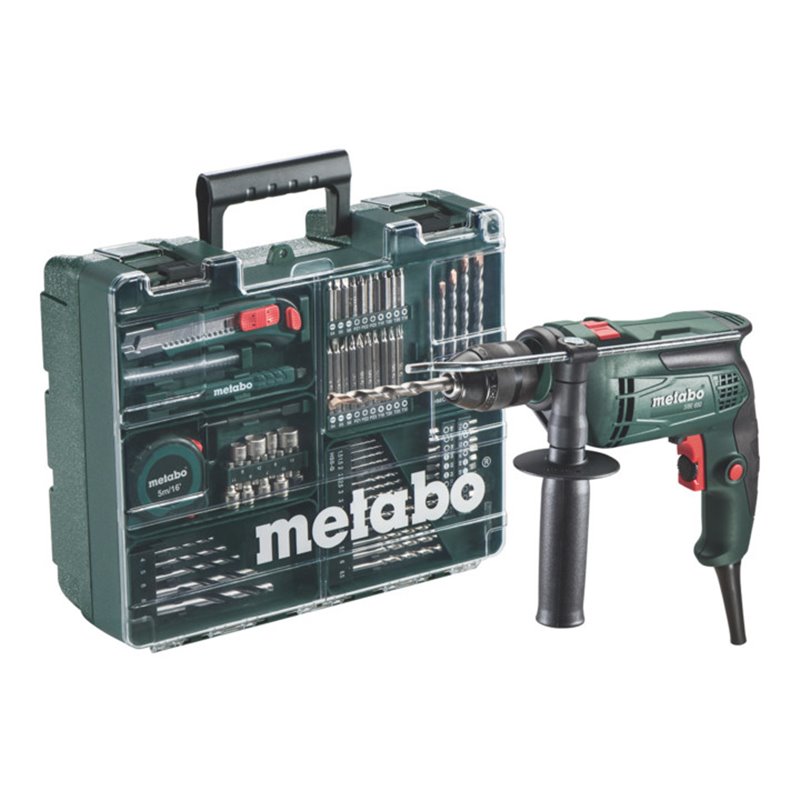 Metabo Schlagbohrmaschine SBE 650 Set Mobile Werkstatt Kunststoffkoffer