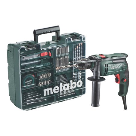 Metabo Schlagbohrmaschine SBE 650 Set Mobile Werkstatt Kunststoffkoffer