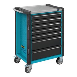 Hazet Werkstattwagen Assistent 179NX-7/136 ∙ Schubladen flach: 5 x 77 x 522 x 398 mm ∙ Schubladen hoch: 2 x 162 x 522 x 398 mm