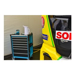 Hazet Werkstattwagen Assistent 179NX-7/136 ∙ Schubladen flach: 5 x 77 x 522 x 398 mm ∙ Schubladen hoch: 2 x 162 x 522 x 398 mm