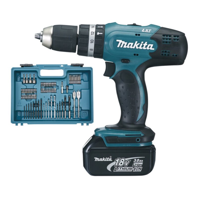 Makita Akku-Schlagbohrschrauber DHP453RFX4