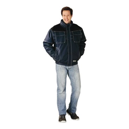 Planam Steal Blouson Winter marine/schwarz