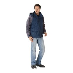 Planam System Jacke Winter marine/grau