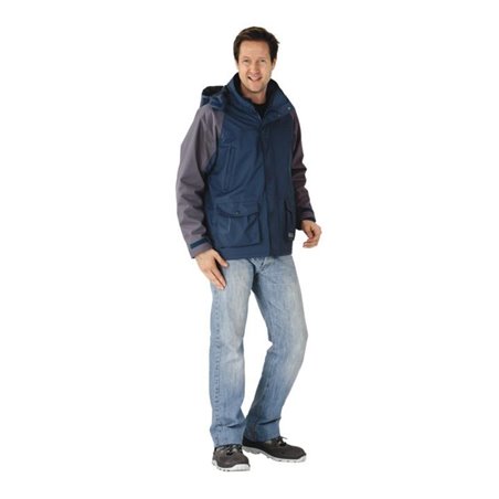 Planam System Jacke Winter marine/grau