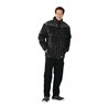 Planam Winterparka Steal schwarz/grau