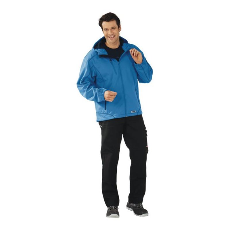 Planam Spirit Softshell Jacke Winter kornblau