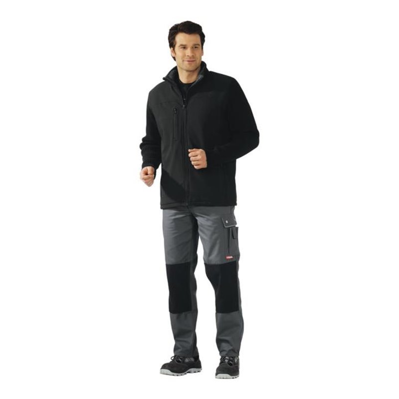 Planam Freeze Softshell Jacke Winter schwarz