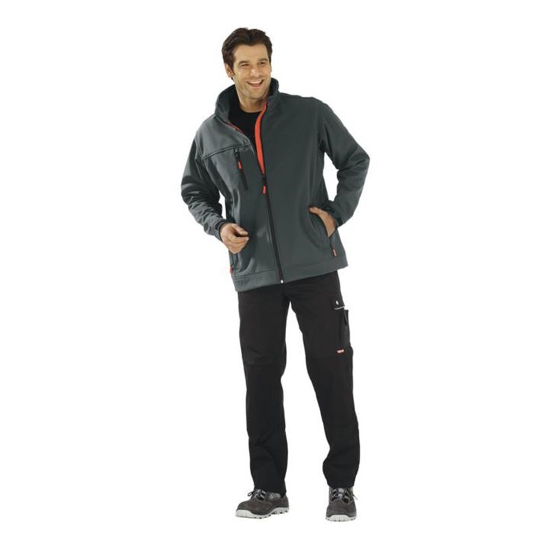 Planam Crest Jacke Winter grau