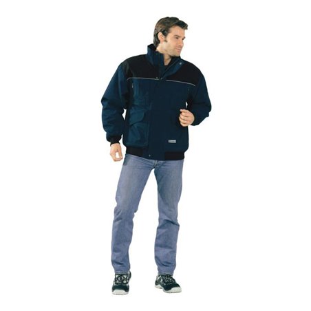 Planam Grey Line Blouson Winter marine/schwarz